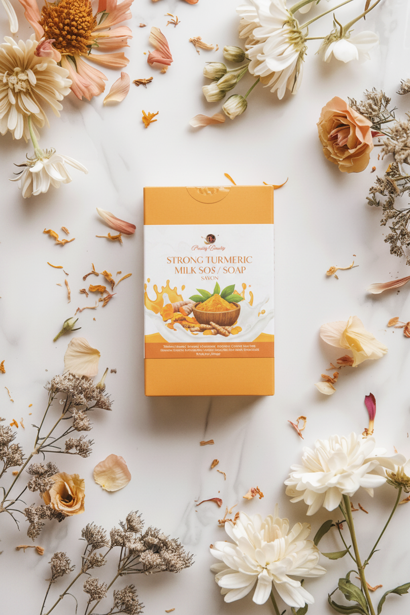 STRONG TURMERIC MILK SOAP/ SAVON