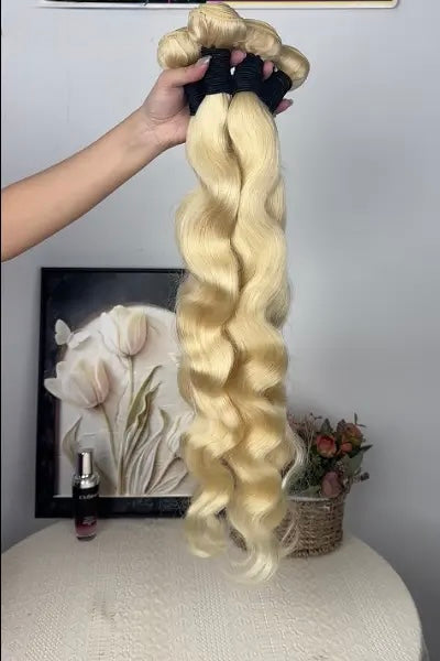 4/27 Highlight Brown Body Wave Bundles Hair Set