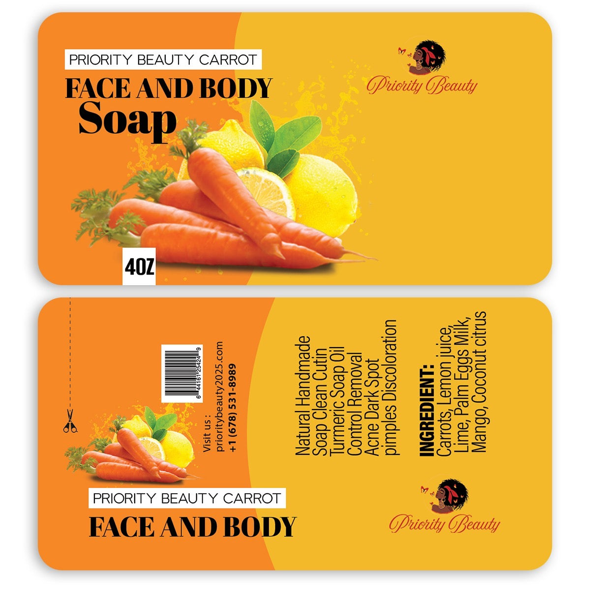 STRONG TURMERIC MILK SOAP/ SAVON