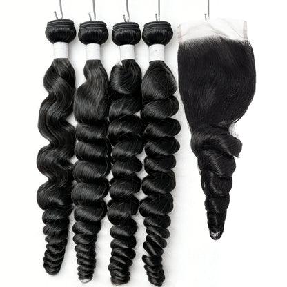 Brazilian Bundles Natural Black Straight &   Body Wave Hair – 100% Virgin Brazilian Hair