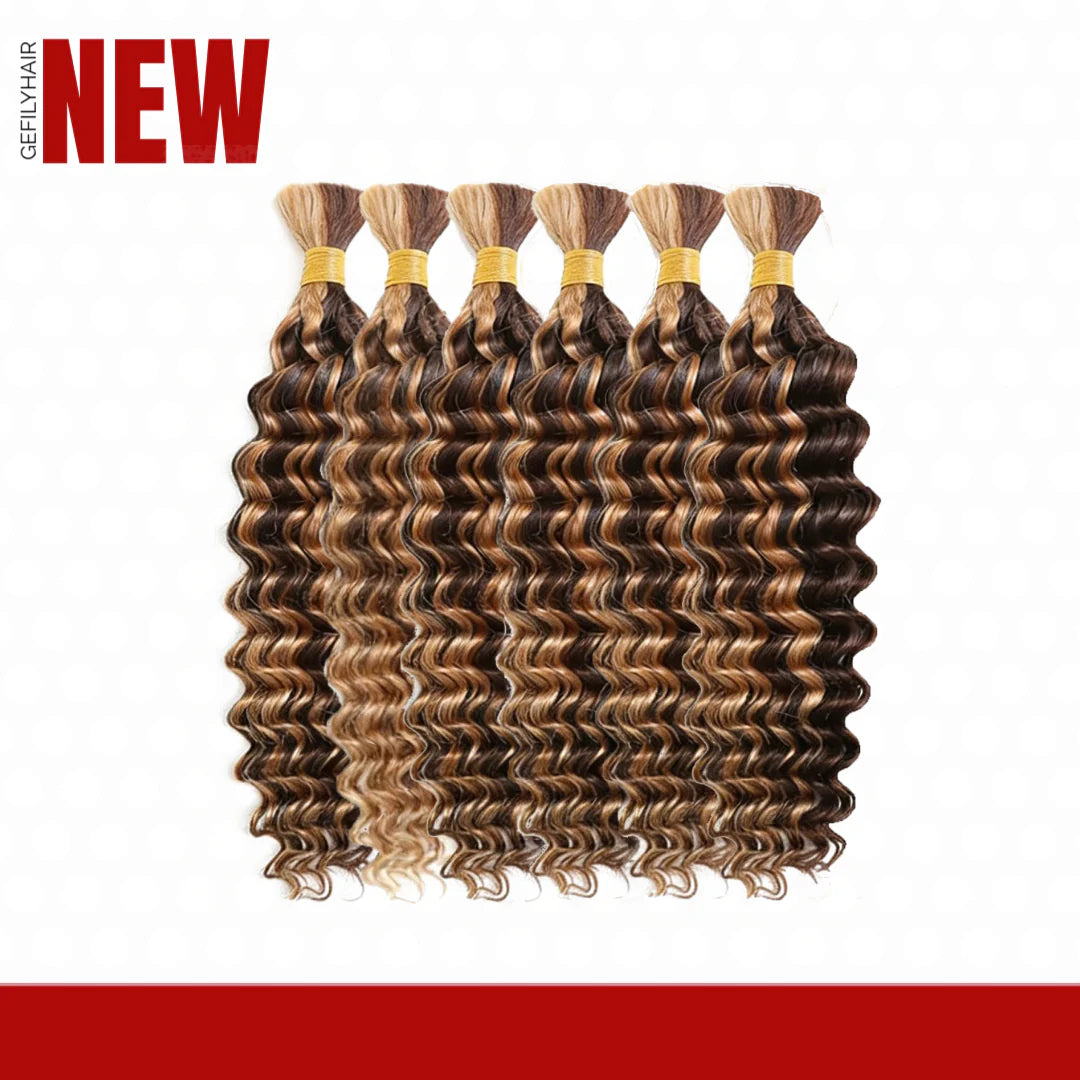 Braiding Hair For Boho Braids Natural Black Deep Curly Wave Hair Extensions –Smooth Flow, True to Length, Natural Black Beauty