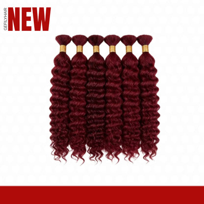 Braiding Hair For Boho Braids Natural Black Deep Curly Wave Hair Extensions –Smooth Flow, True to Length, Natural Black Beauty