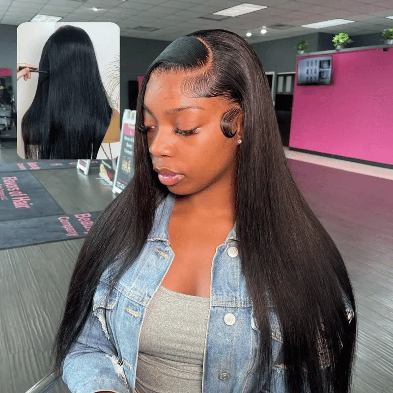 13x6 & Full Lace Natural Black Lace Front Wig Curly Wave Deep Wave– Bold Color, Super Invisible Lace, 100% Human Hair, Vibrant Red Shade