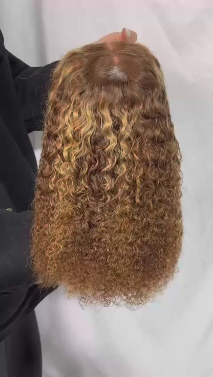 360/13x6 Lace 4/27 Highlight Brown Long Straight Wig – Sleek Long Style, Elegant and Timeless