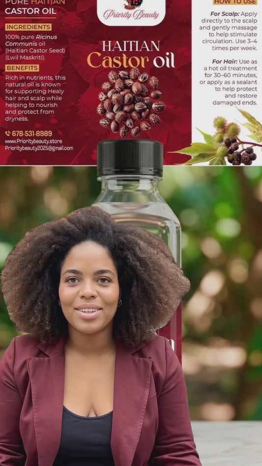 ORGANIC HAITIAN CASTOR OIL/ LWIL MASKRETI AYITI