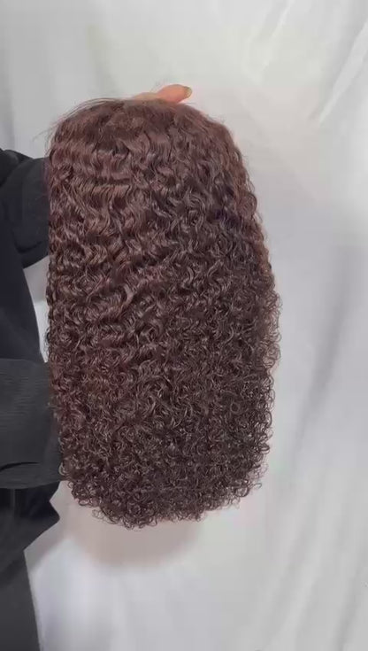 360/13x6 Lace 4/27 Highlight Brown Long Straight Wig – Sleek Long Style, Elegant and Timeless